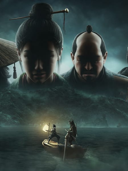 Key art from Claws of Awaji DLC part of Assassin's Creed: Shadows.