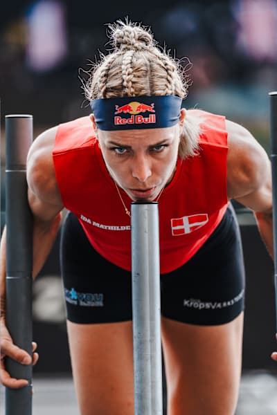 In 2024, Ida Mathilde Steensgaard competes at the Hyrox World Championship in Nice, France.