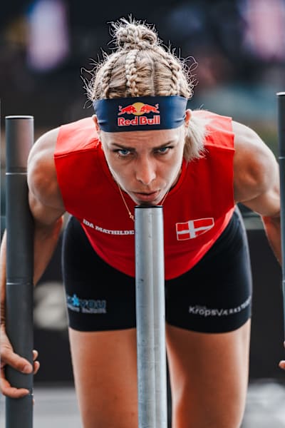 In 2024, Ida Mathilde Steensgaard competes at the Hyrox World Championship in Nice, France.