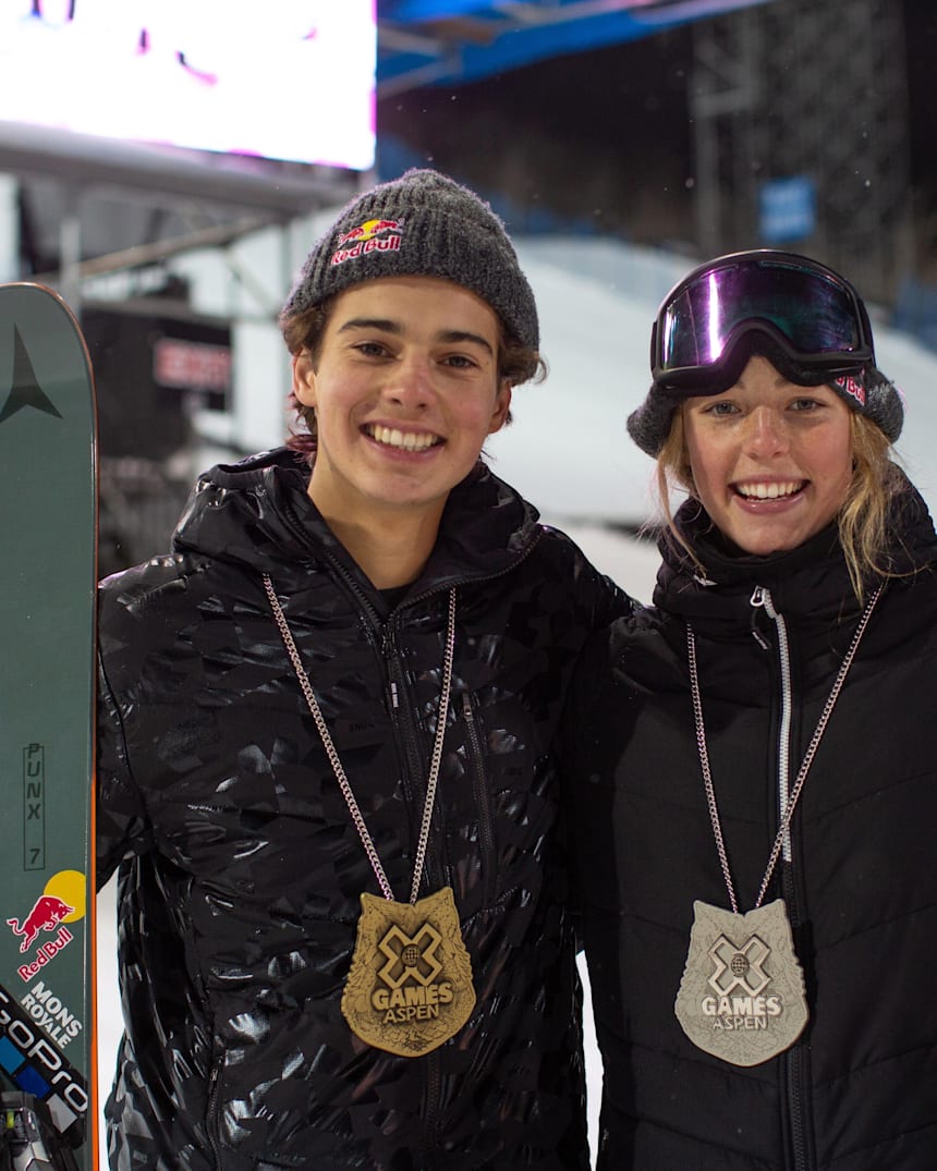 Nico Porteous Zoi Sadowski Synnott X Games Gold Silver