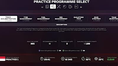 F1 2019 Practice Programme