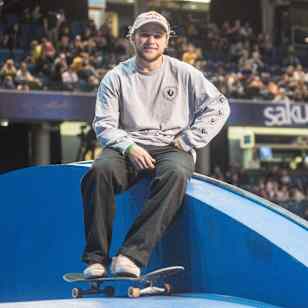 Jamie Foy en la Simple Session 2018 de Tallinn (Estonia), el 4 de febrero.