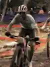 Martin Vidaurre performs at UCI XCO World Cup in Pal Arinsal, Vallnord, Andorra, on August 27, 2023.