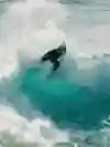 Jack Robinson surfs in Uluwatu, Bali, Indonesia in 2019.