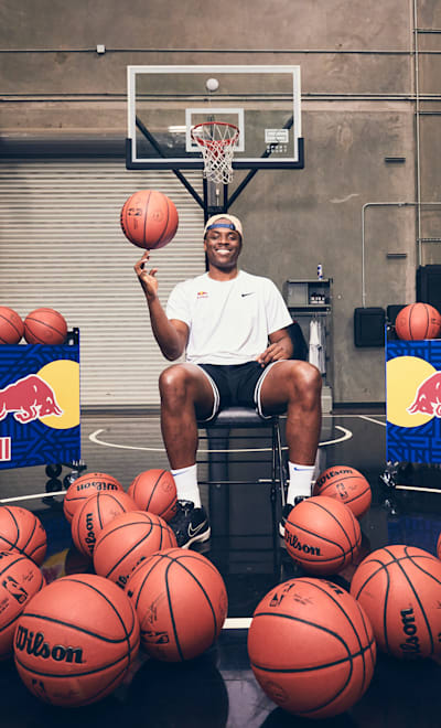 Chris Matthews AKA Lethal Shooter poses for a portrait at The Dstrkt, in Los Angeles, California, USA on 31 January, 2022.