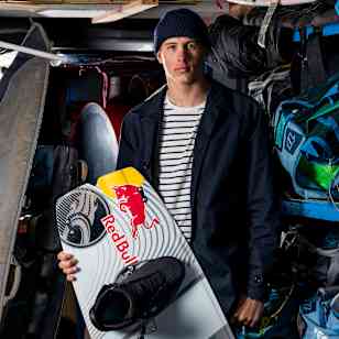 Tom Bridge poses for a portrait during Red Bull Day2Day photoshoot in Exeter, UK, on February 28, 2019.