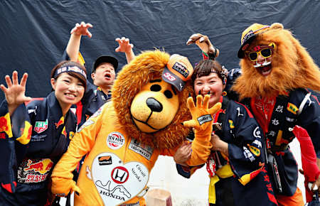 The Japanese fans are some of the most enthusiastic