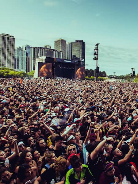 What does Lollapalooza get its name from?