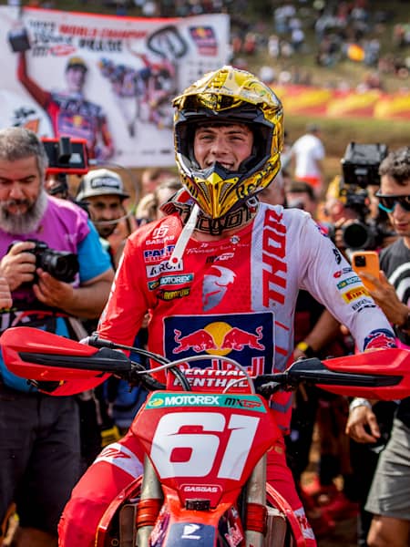 La trayectoria deportiva de Jorge Prado en el motocross