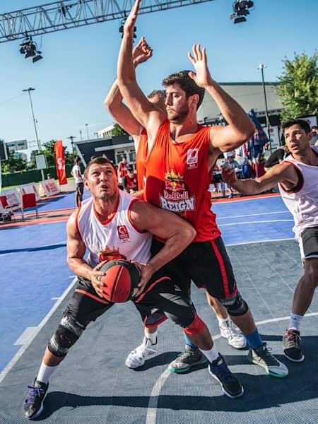 Red Bull Reign TBF 3x3 Basketbol Turu 2018 elemelerinden bir kare