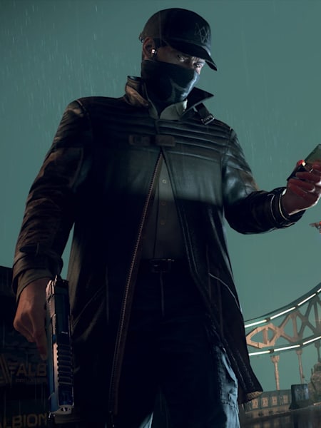 Unser Held checkt vor der Tower Bridge erst einmal sein Smartphone. Das Open-World-Spiel Watch Dogs: Legion wartet mit einigen frischen Ideen auf, wir stellen euch die besten Features vor