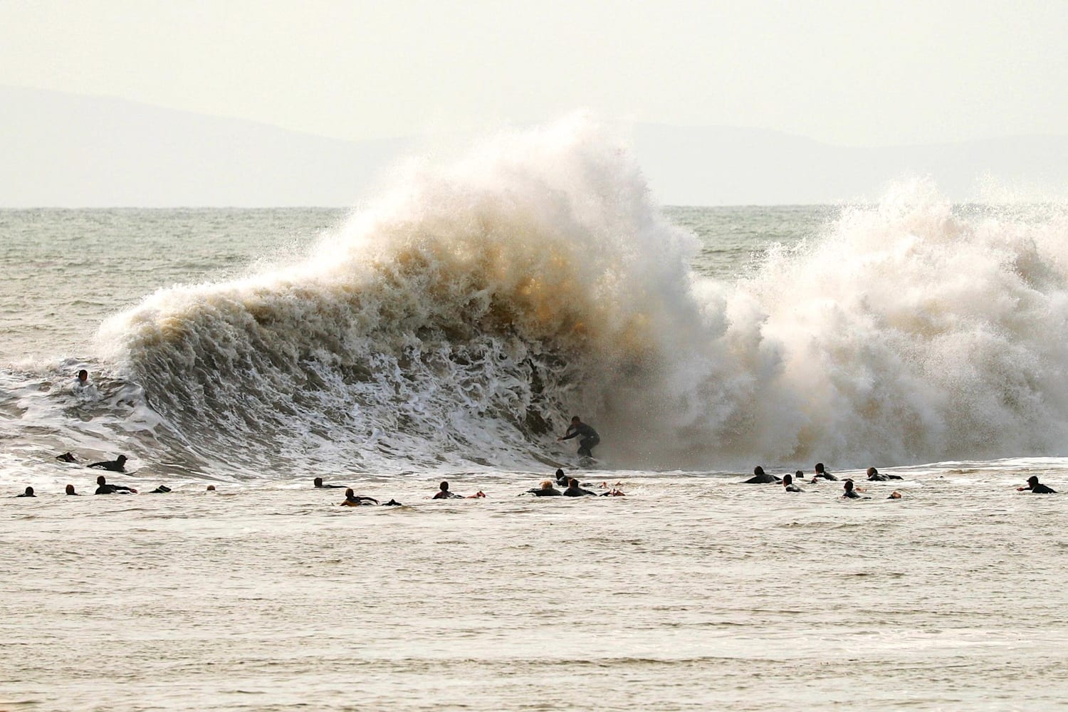 Surfing Sandspit The Beast of Backwash *video*