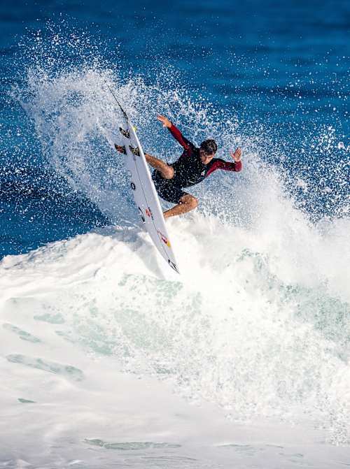 Jack Robinson surfing in Hawaii