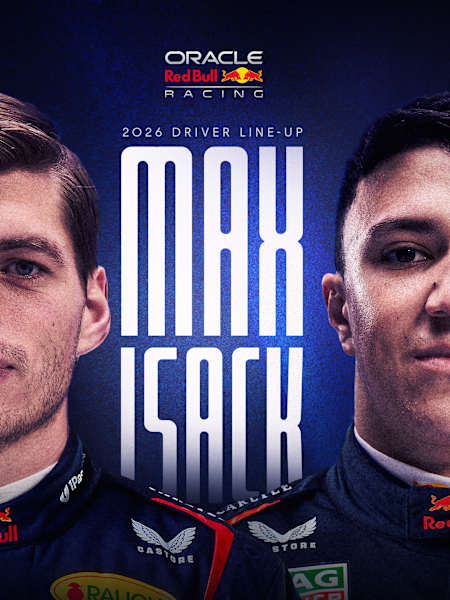 Max Verstappen und Isack Hadjar