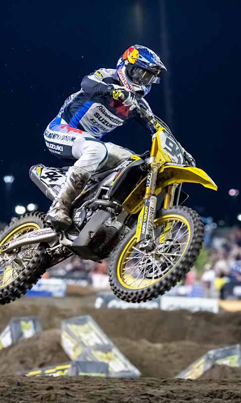 Ken Roczen bei der SMX World Championships Round 08 2025 in Daytona.