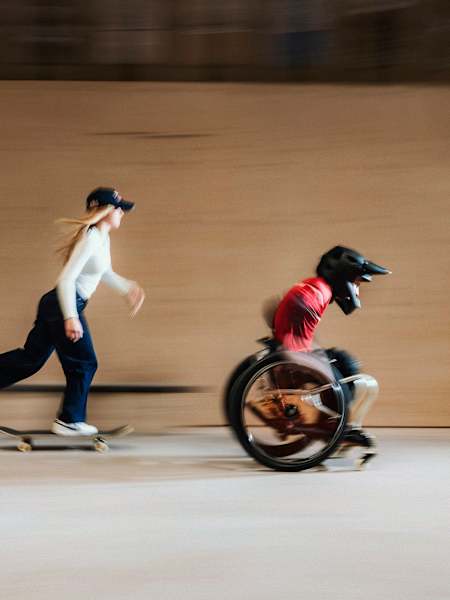 Liv Broder und Emiglio Pargätzi eint eine Leidenschaft: das Skaten.