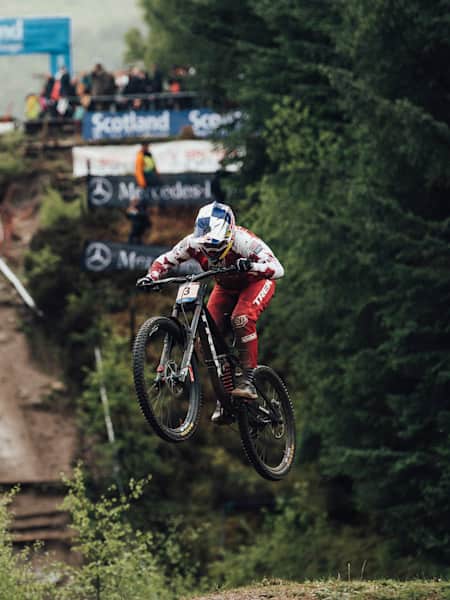 Compétition vtt descente sale
