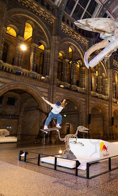 Ripping inside London's Natural History Museum