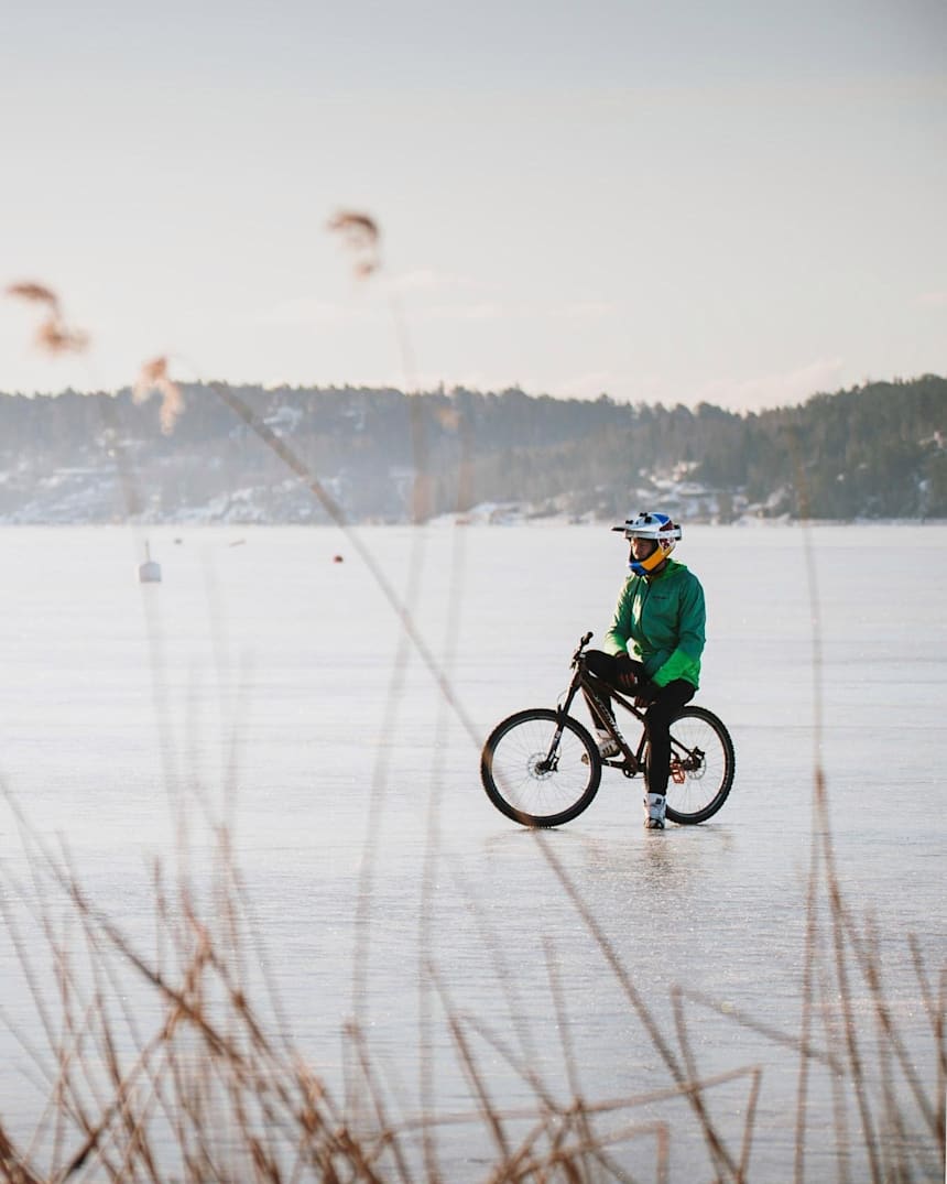 biking to work in the winter