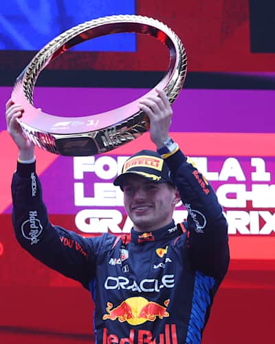 Max Verstappen of Oracle Red Bull Racing at the Chinese Grand Prix on April 21, 2024.