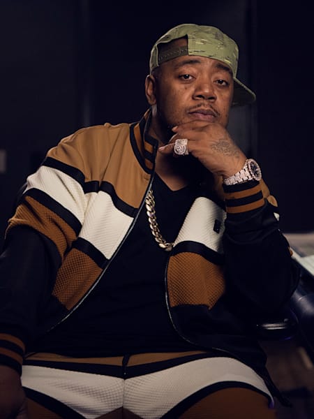 A photo of Twista in the studio for Red Bull Music Studios Sessions: The Twista Edition.