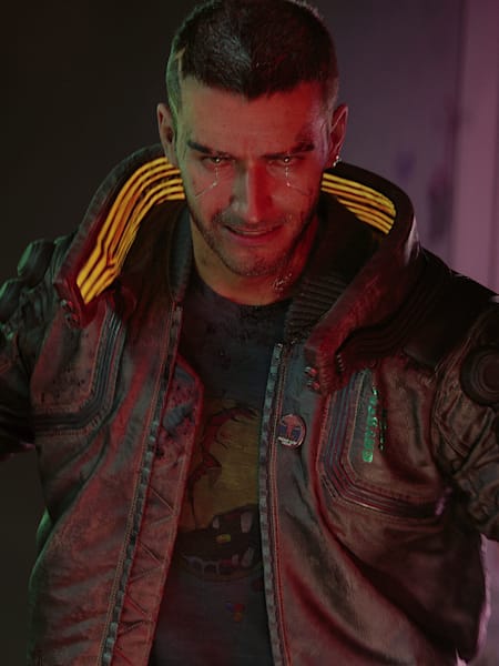Grafika z gry Cyberpunk 2077
