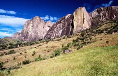 Tsaranoro massif on the island of Madagascar, a world respected area for big wall climbing known as Africa's Yosemite