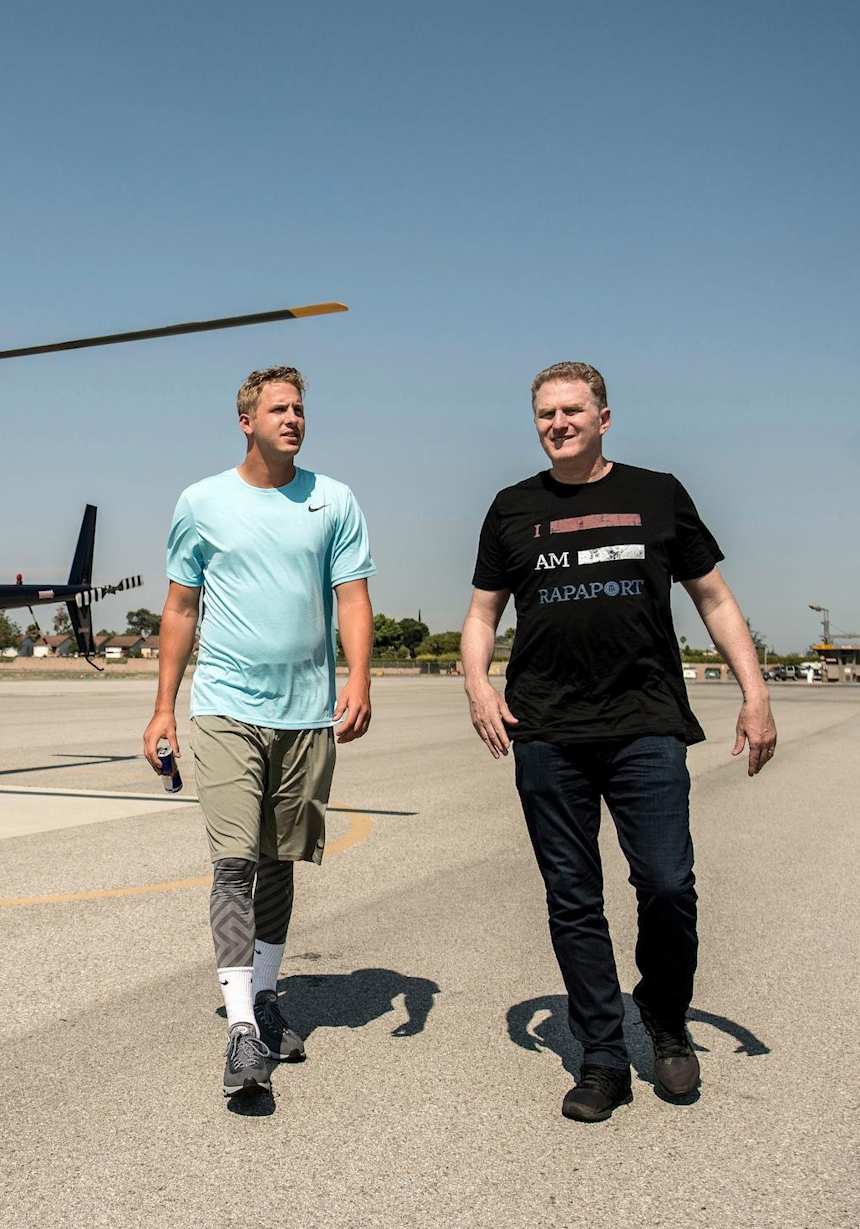 La Rams Qb Jared Goff S Surprise La Helicopter Ride