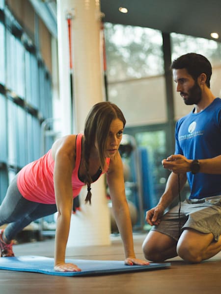 Una plancha para activar el core durante nuestro calentamiento