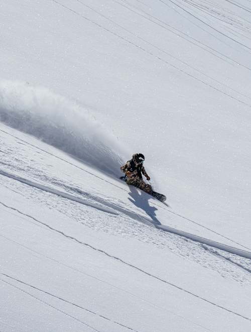 Brin Alexander during Natural Selection Snow Super Sessions Powder Mountain - Competition on February 21, 2026 at Powder Mountain in Eden, Utah