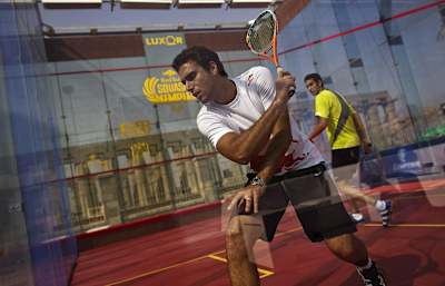 Squash trains you for the heat of battle