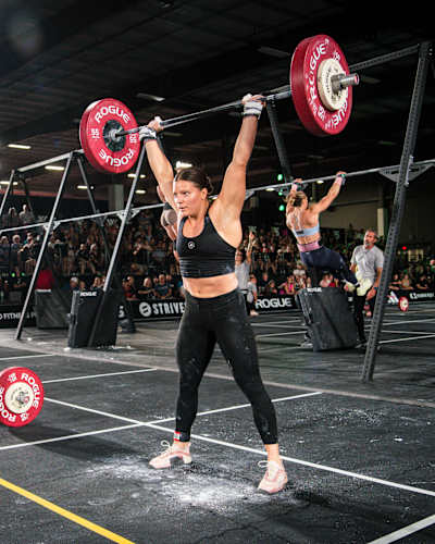 Laura Horvath competes at the World Fitness Project Tour Stop 2, on day 3 in Mesa, Arizona, USA on August 31, 2025.