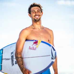 Joao Chianca poses for a portrait in Saquarema, Brazil on April 07, 2024