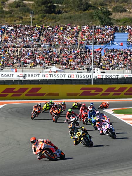 Marc Marquez nel GP di Valencia 2022