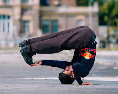 Lil Zoo poses for a portrait during the Red Bull BC One All-Star Tour Austria 2020 in Vienna, Austria on September 12, 2020