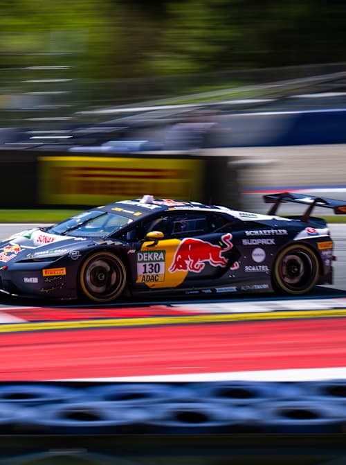Luca Engstler im ABT Lamborghini bei der DTM 2026 am Red Bull Ring.