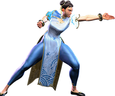 An image of the character Chun-Li from the game Street Fighter 6.
