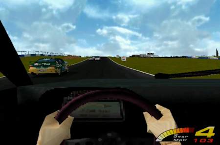 Captura de pantalla de TOCA Touring Car Championship de la PlayStation. El simulador de carreras ya fue lanzado en 1997. 