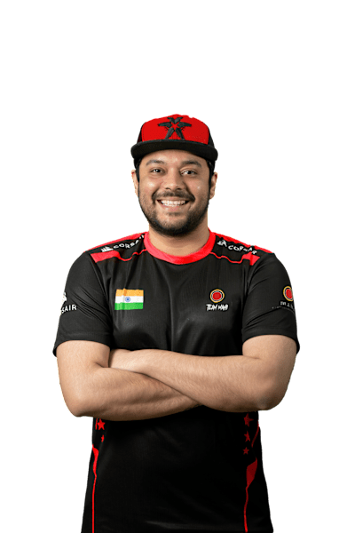 Anuj 'Amaterasu' Sharma of Team Mahi, an Indian Valorant team.