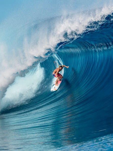 Avant de pratiquer le surf dans de telles conditions, Kauli Vaast a appris à comprendre l’océan, pour y passer ses meilleurs instants.