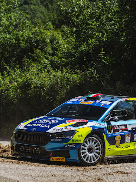 Roberto Daprá claimed his maiden ERC victory in Rome
