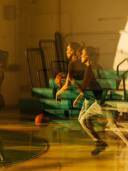 Breanna Stewarts Trains in Los Angeles.