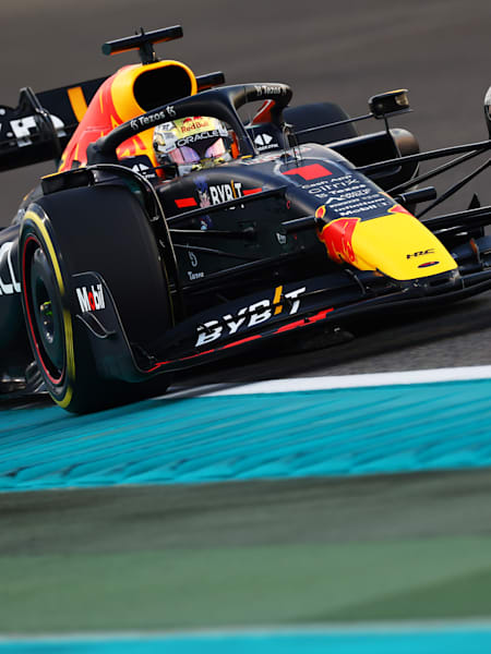 Max Verstappen of Oracle Red Bull Racing at the Abu Dhabi Grand Prix on November 20, 2022.