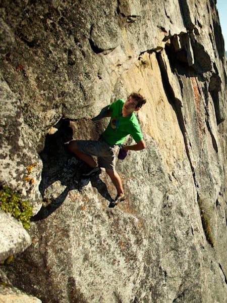 Alex Honnold in free solo sul Sentinel