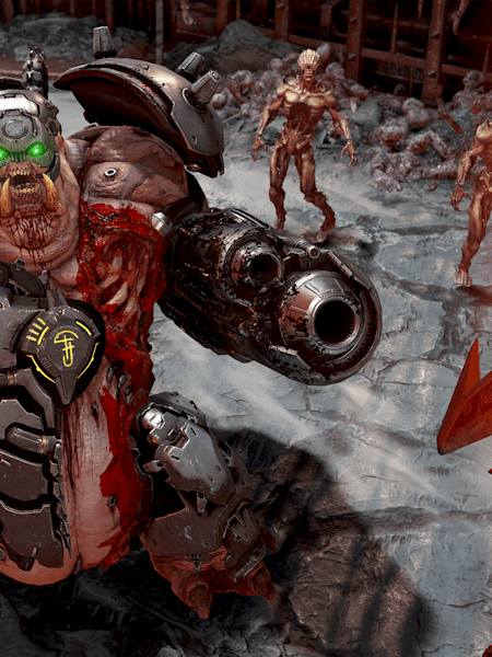 Flaming swords, giant robo-demons, DOOM Eternal has it all