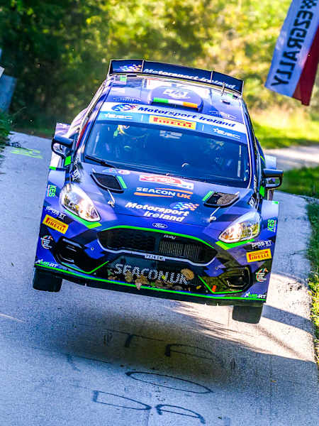 Jon Armstrong leads into ERC Croatia Rally final day