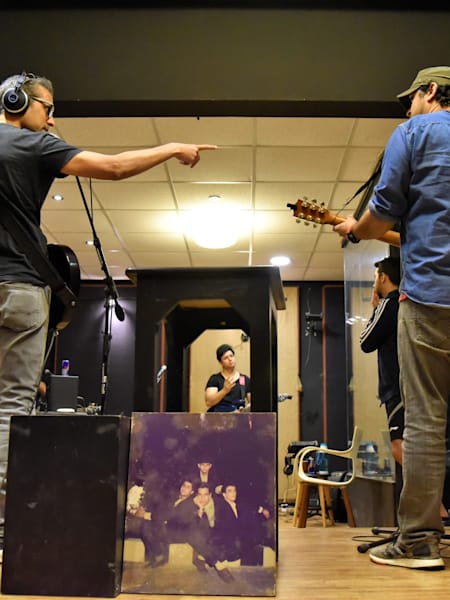 Bilal Maqsood & Faisal Kapadia at their studio in Karachi