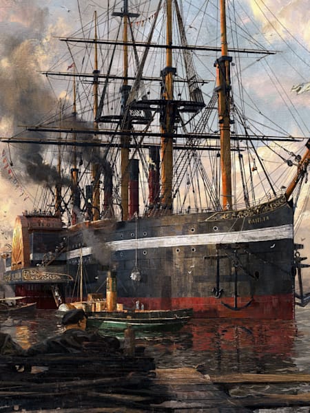 Statek transportowy z gry Anno 1800