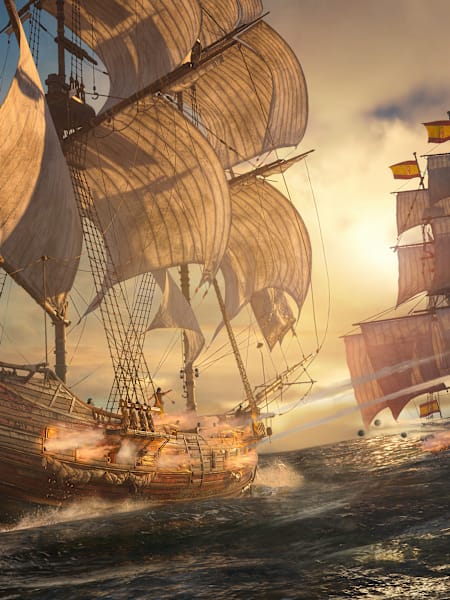 La guerra naval en Assassin’s Creed Black Flag Resynced.
