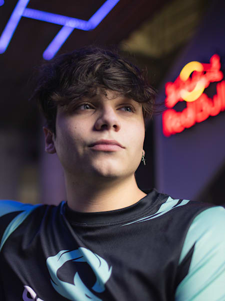 Picture of Reynor sitting on a couch